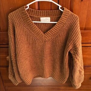 Pinque extra small XS Women's Brown Sweater